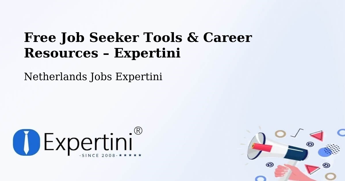 Free Job Seeker Tools & Career Resources – Best - Best, Netherlands Jobs Expertini